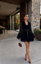 Amélie Lace Mini Dress