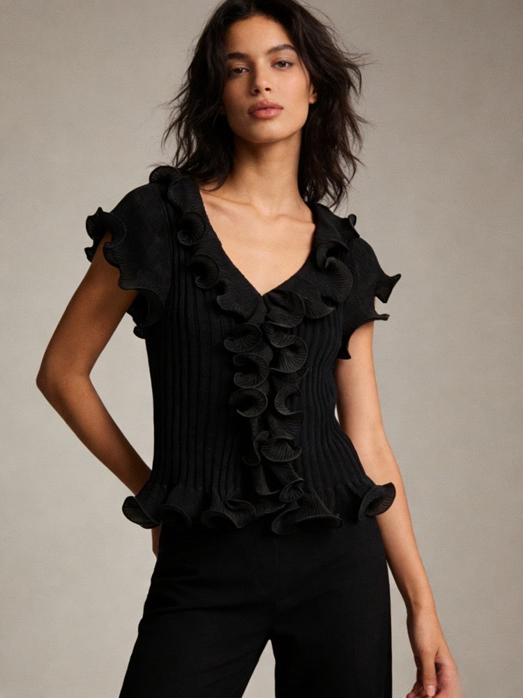 Μπλούζα με βολάν