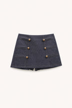 Lumina Denim Military Σετ Τζάκετ & Φούστα
