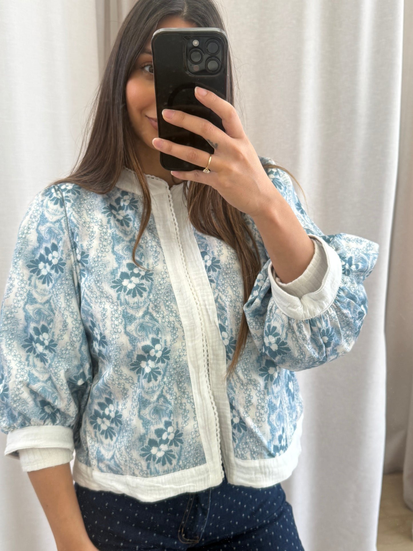 Πανωφόρι κιμονό διπλής όψης