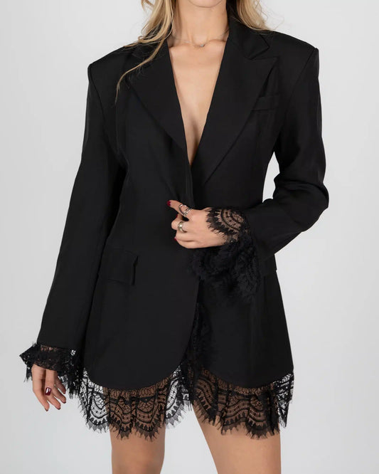 Σακάκι με δαντέλα