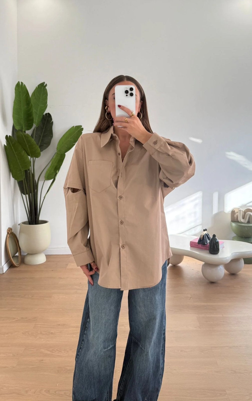 Oversized πουκάμισο