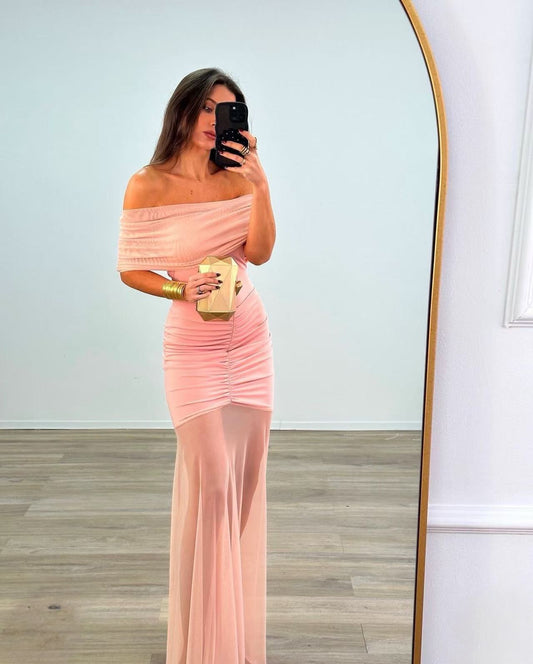 Φόρεμα με τούλι και αποσπώμενο μπολερό