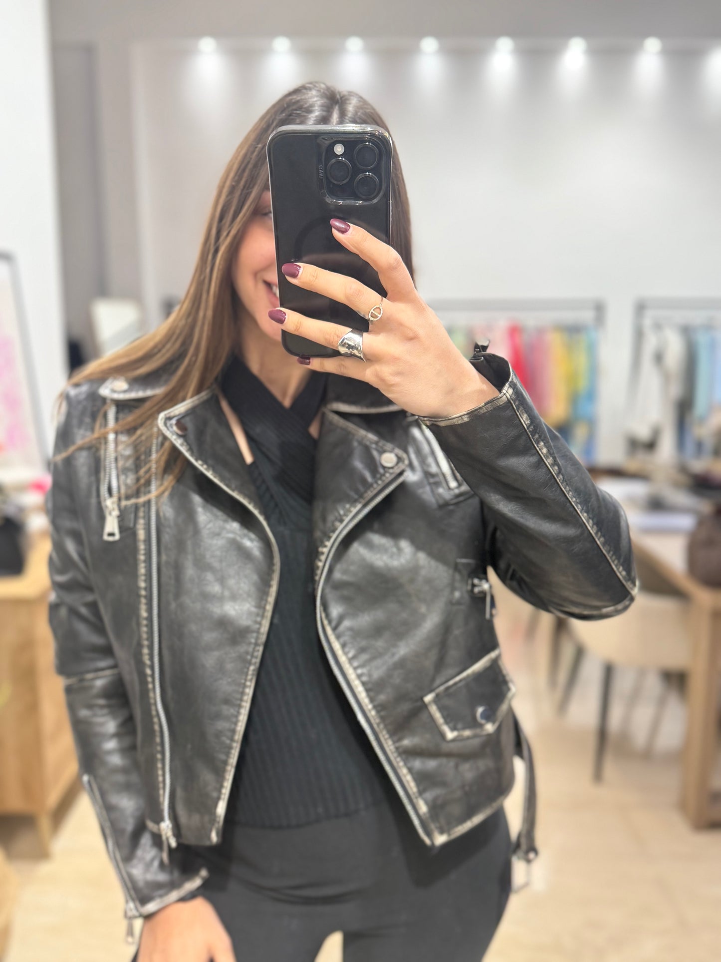 Biker τζάκετ