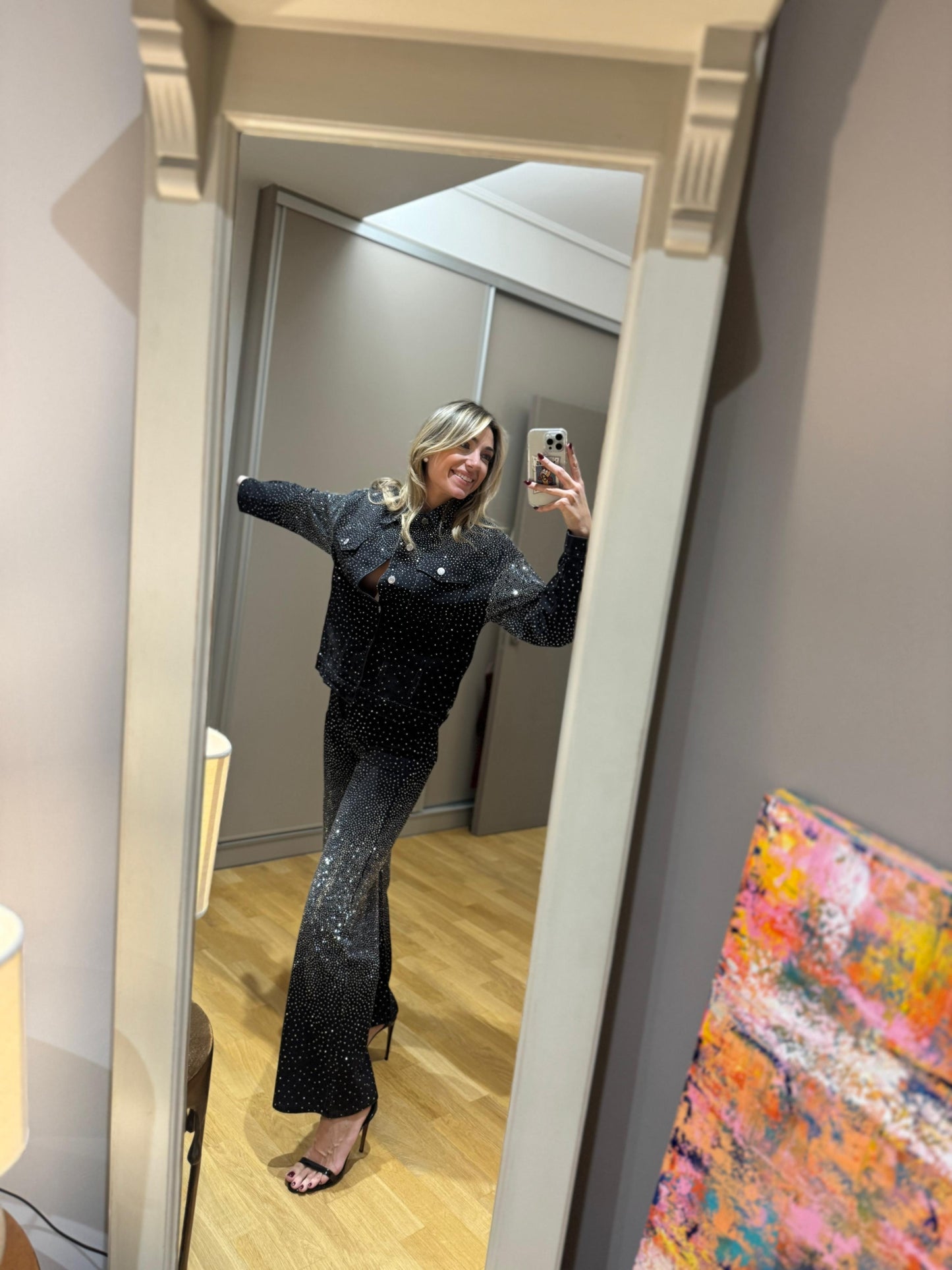 Τζιν Τζάκετ με στρας