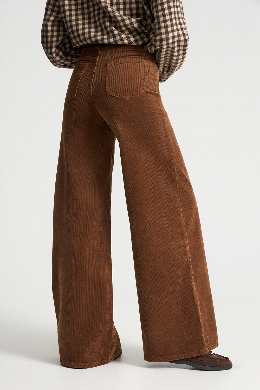 Κοτλέ παντελόνι wide leg