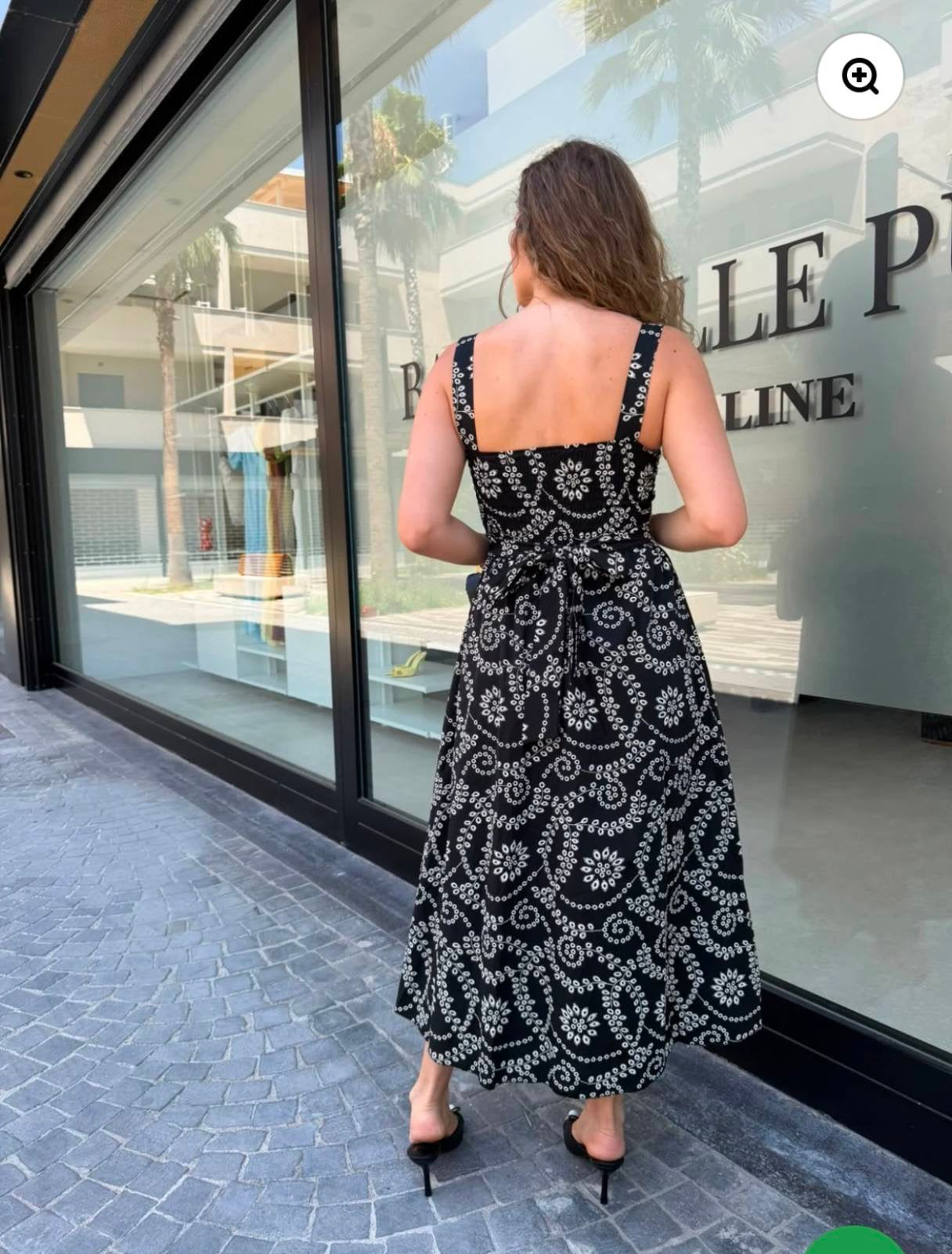 Midi Φόρεμα Broderie