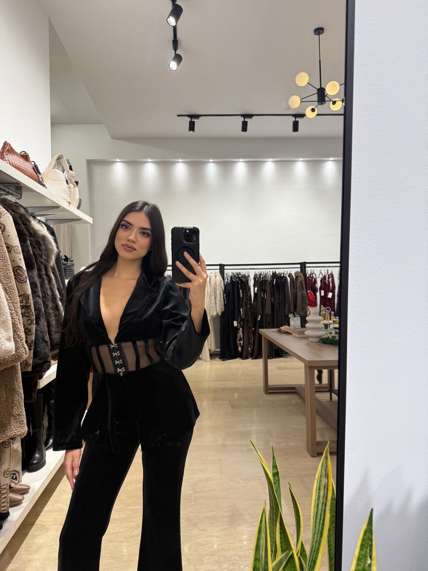 Σετ σακάκι και παντελόνι velvet