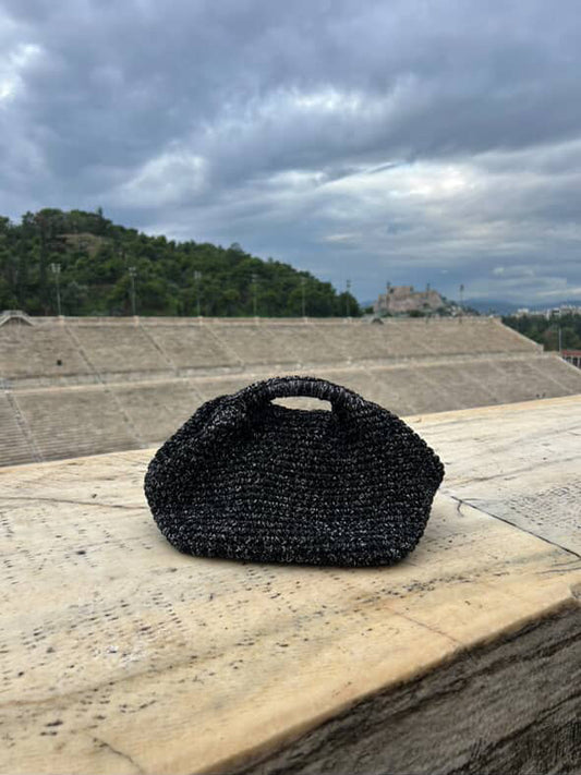 Azur clutch Πλεκτό χειροποίητο clutch