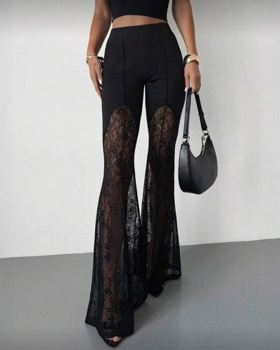 Παντελόνα με τελείωμα δαντέλας