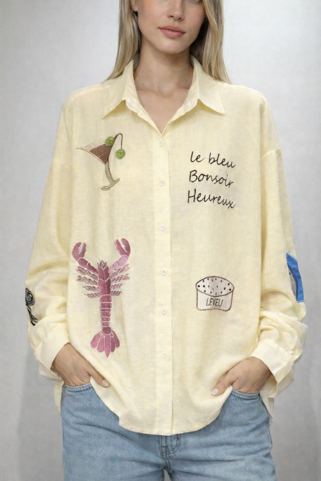 Πουκάμισο με Σχέδια & Κέντημα