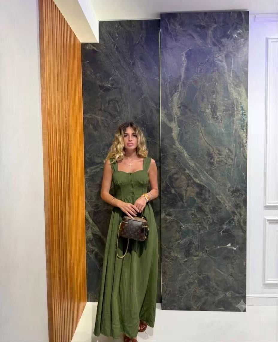 Maxi Φόρεμα με Τιράντες