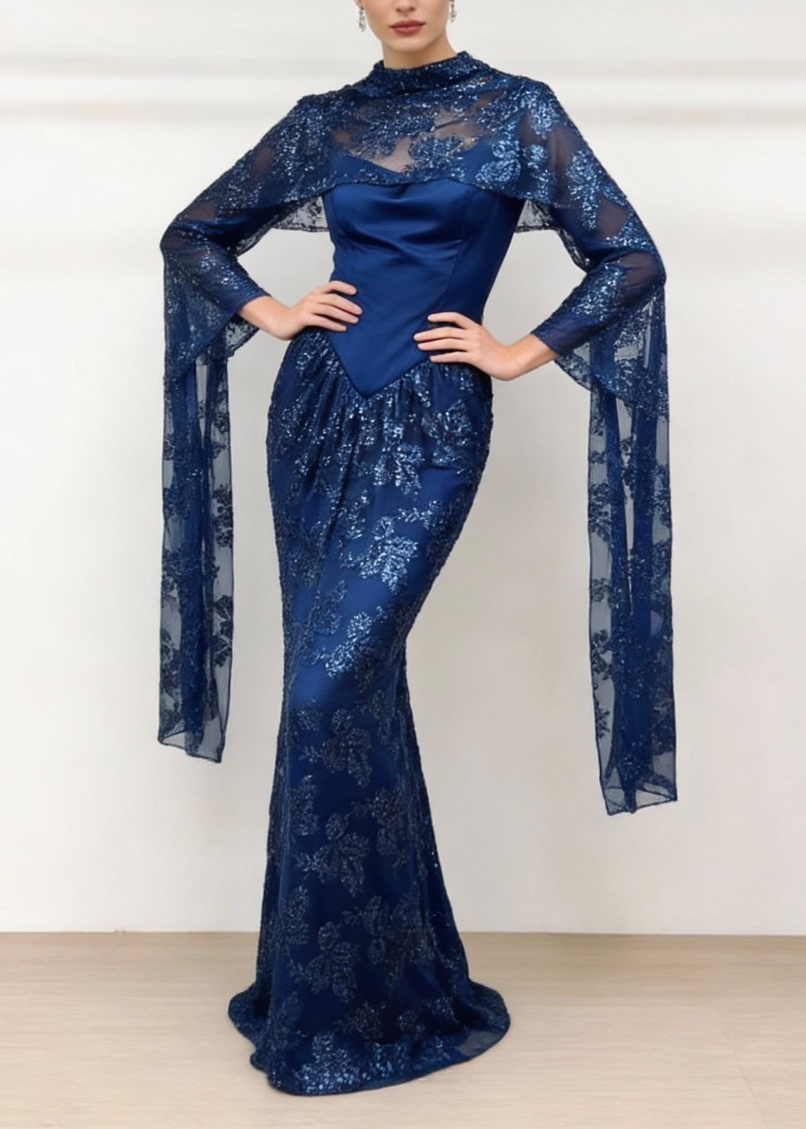 Φόρεμα με εσάρπα