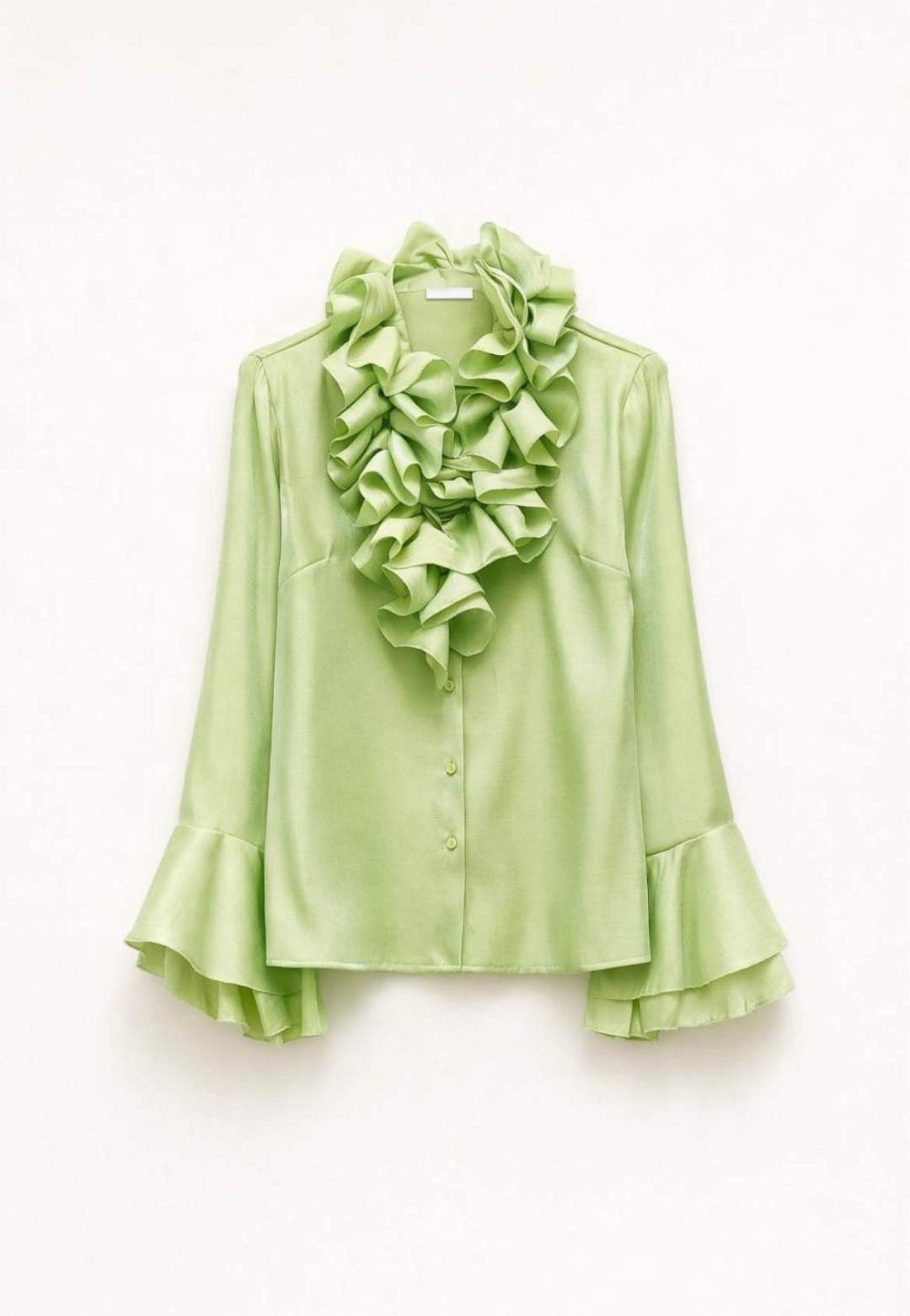 Πουκάμισο με βολάν στο γιακά Lumina