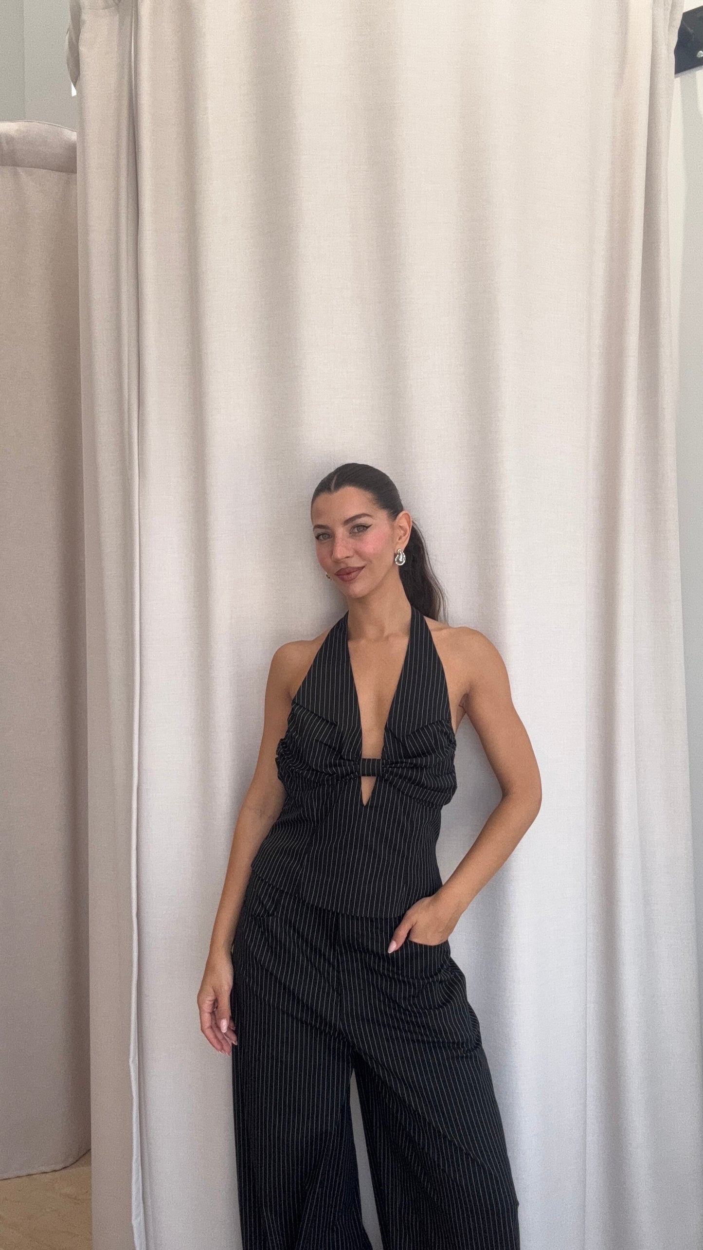 Lumina Σετ Halter Top & Παντελόνι