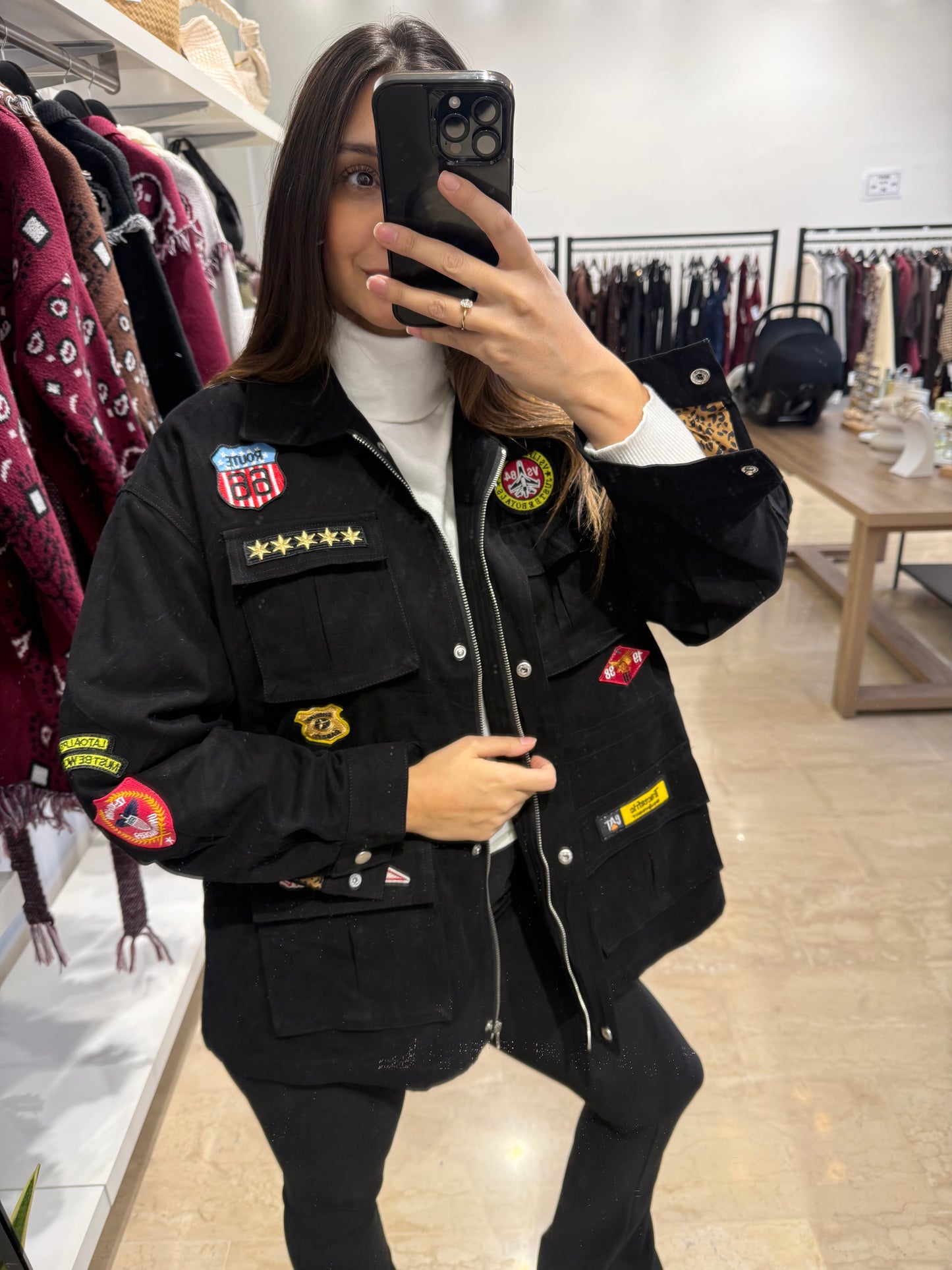 Τζάκετ με στάμπες