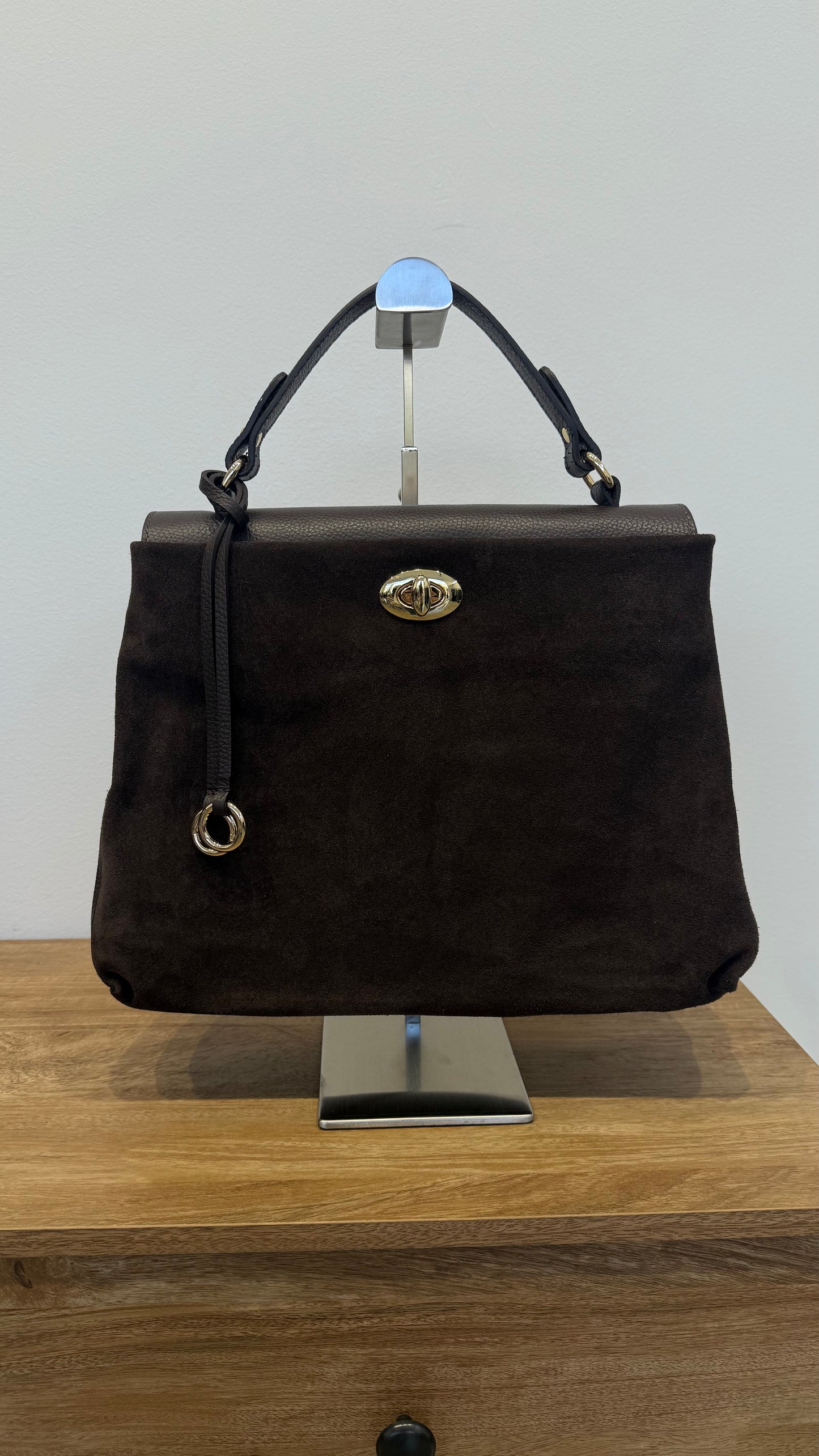 Daisy Σουέντ Δερμάτινη τσάντα