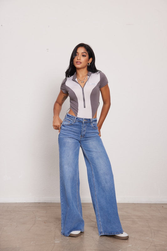 Wide leg τζιν