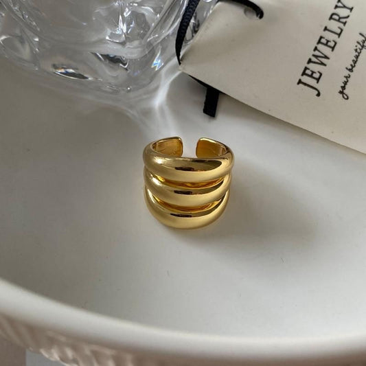 Δαχτυλίδι 4rows από Ανοξείδωτο Ατσάλι