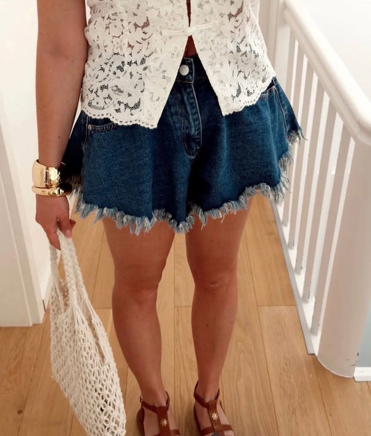 Shorts με Ξέφτια