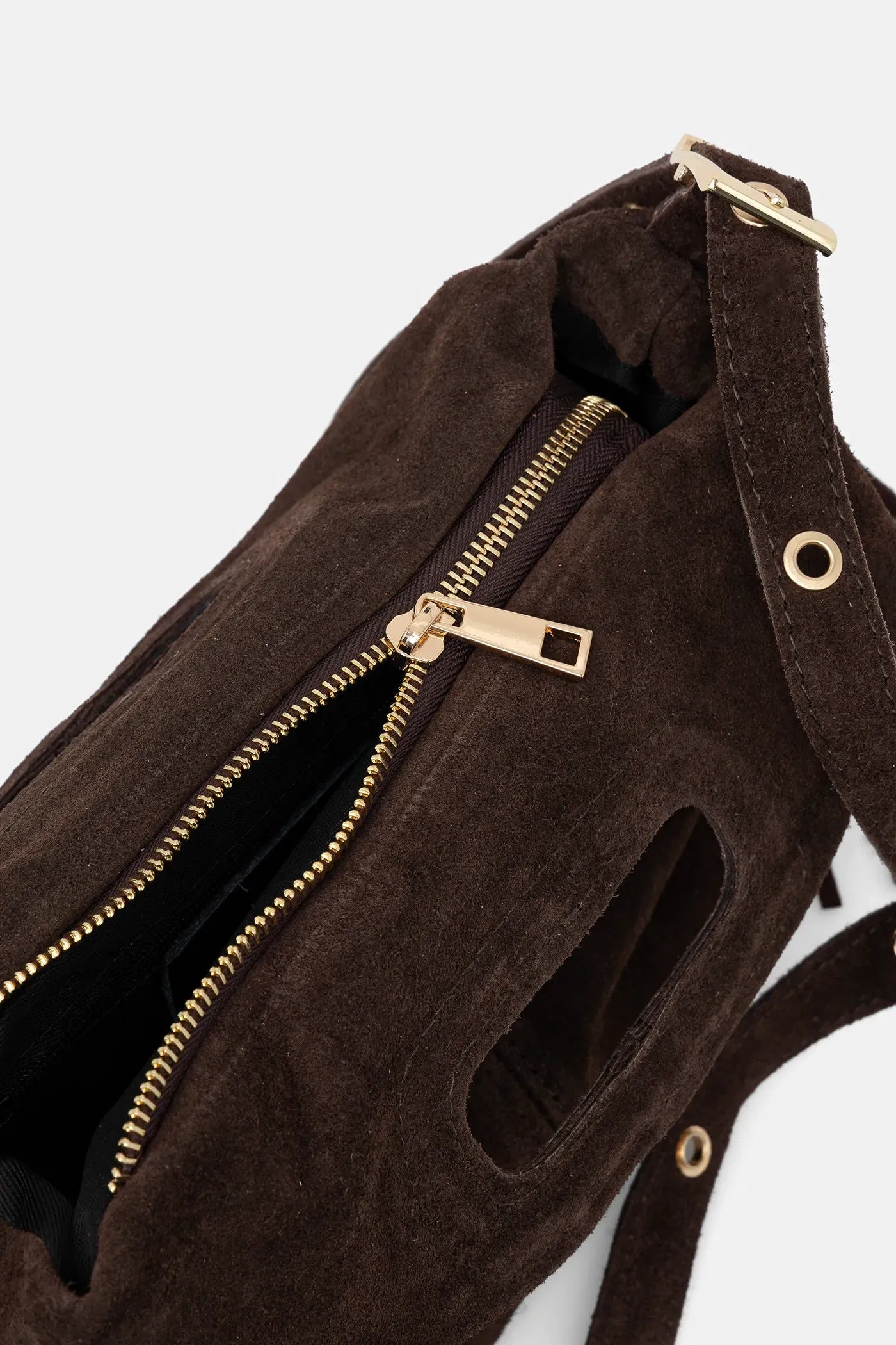 Sophia δερμάτιμη σουέντ τσάντα