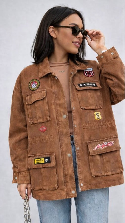 Τζάκετ με στάμπες