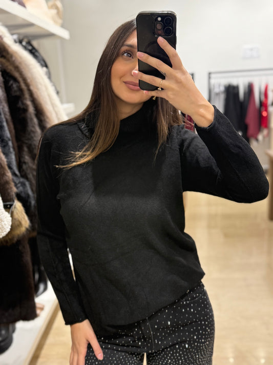 Πλεκτό μακρυμάνικο ζιβάγκο