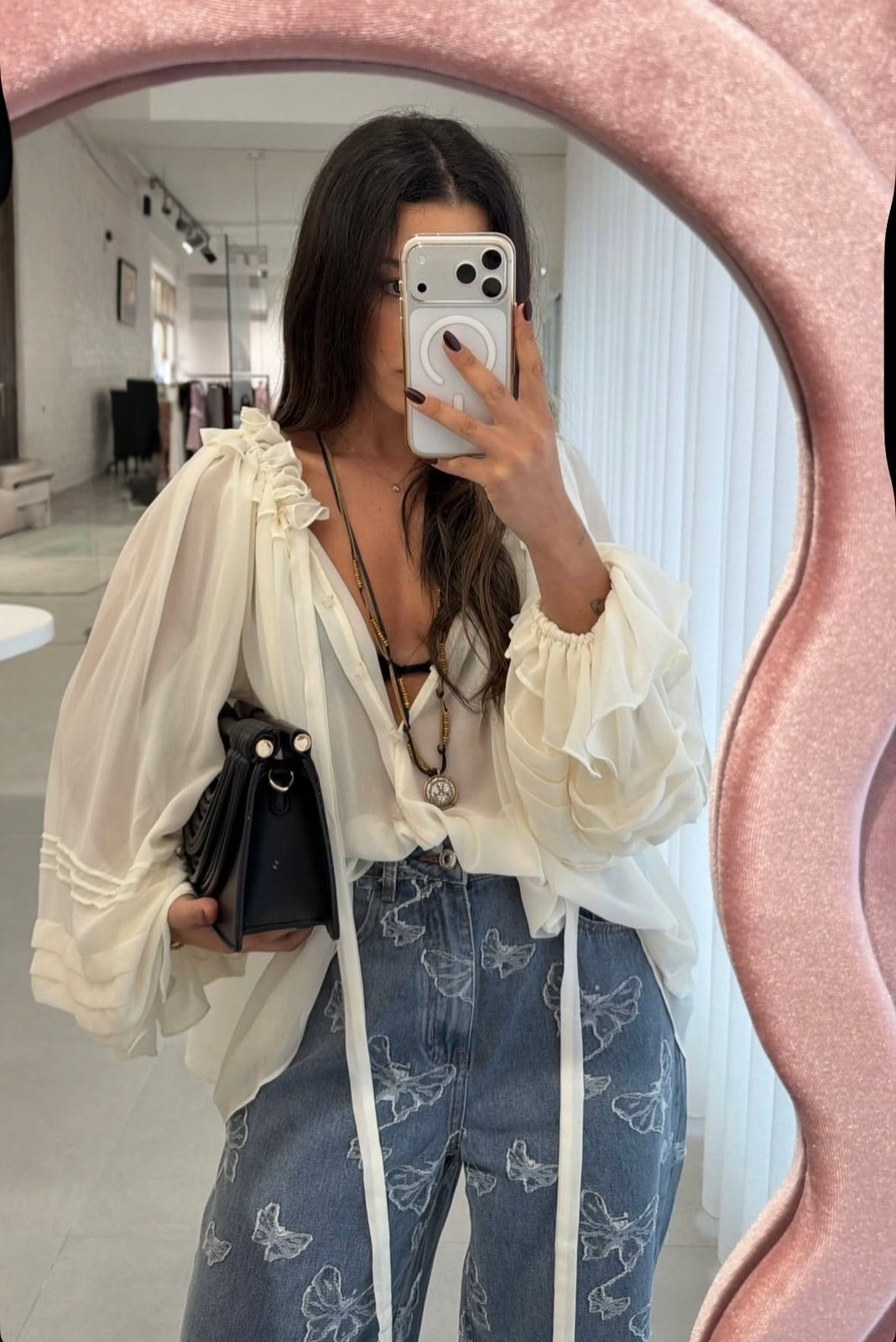 Πουκαμίσα με βολάν