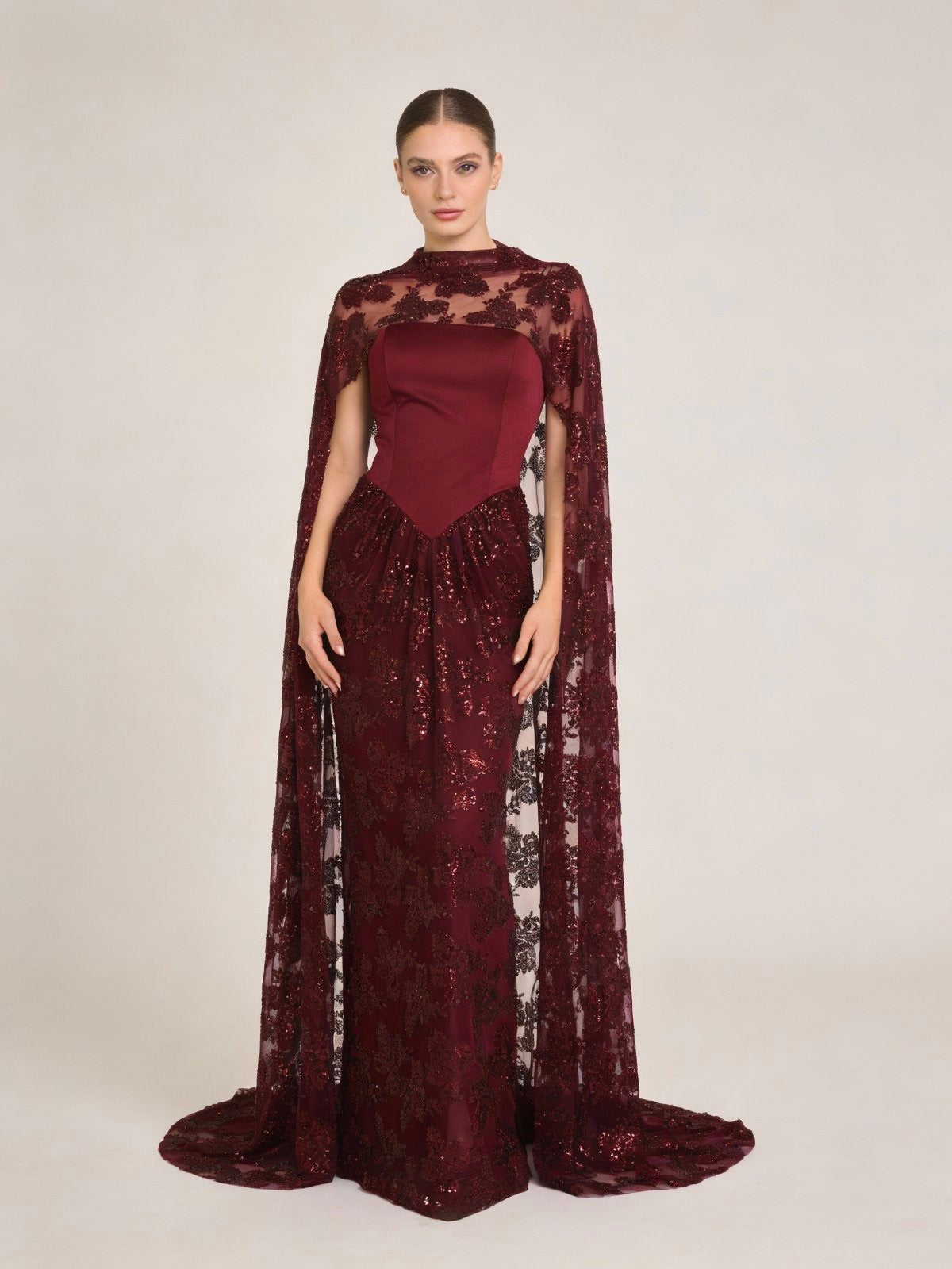 Φόρεμα με εσάρπα