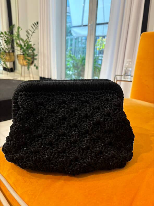 Abyss clutch Πλεκτό χειροποίητο clutch