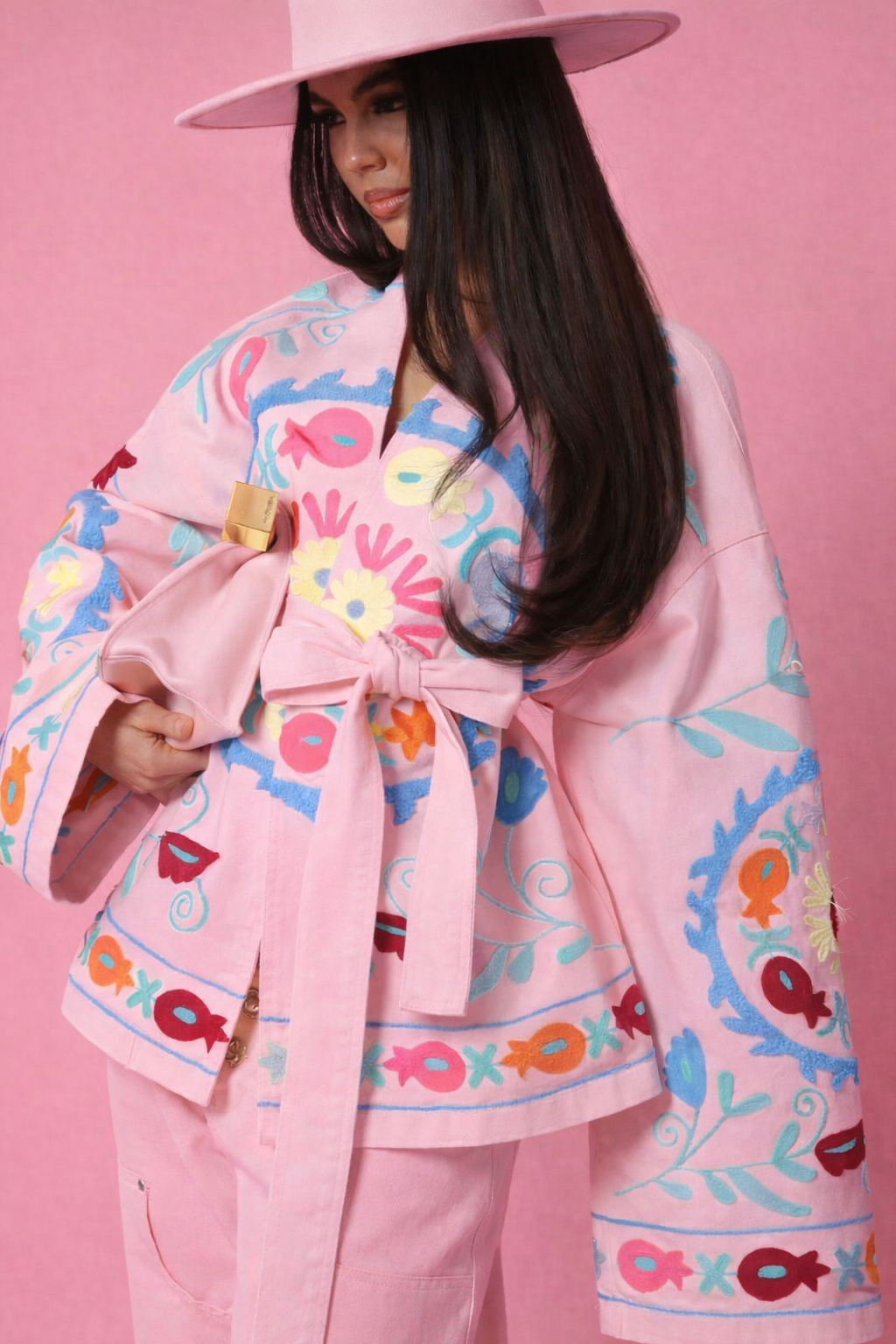 Τζάκετ με ζώνη boho