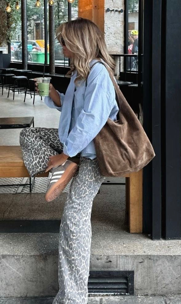 Elle Τσάντα tote σουέντ