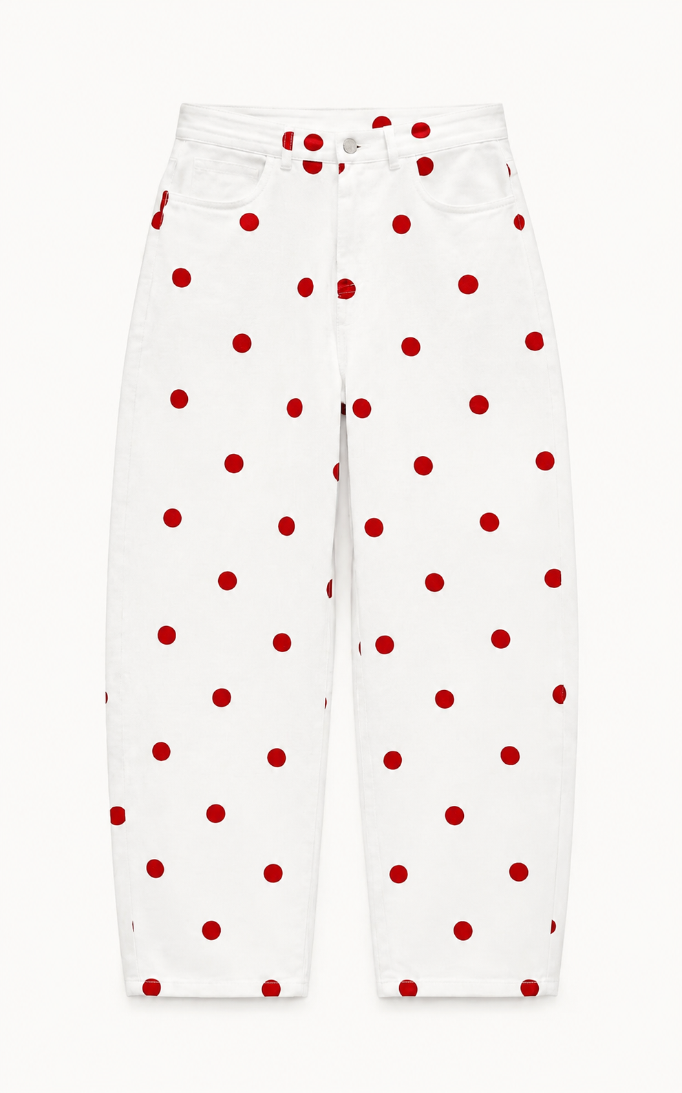 Lumina Polka Dot Παντελόνι με Πουά Σχέδιο