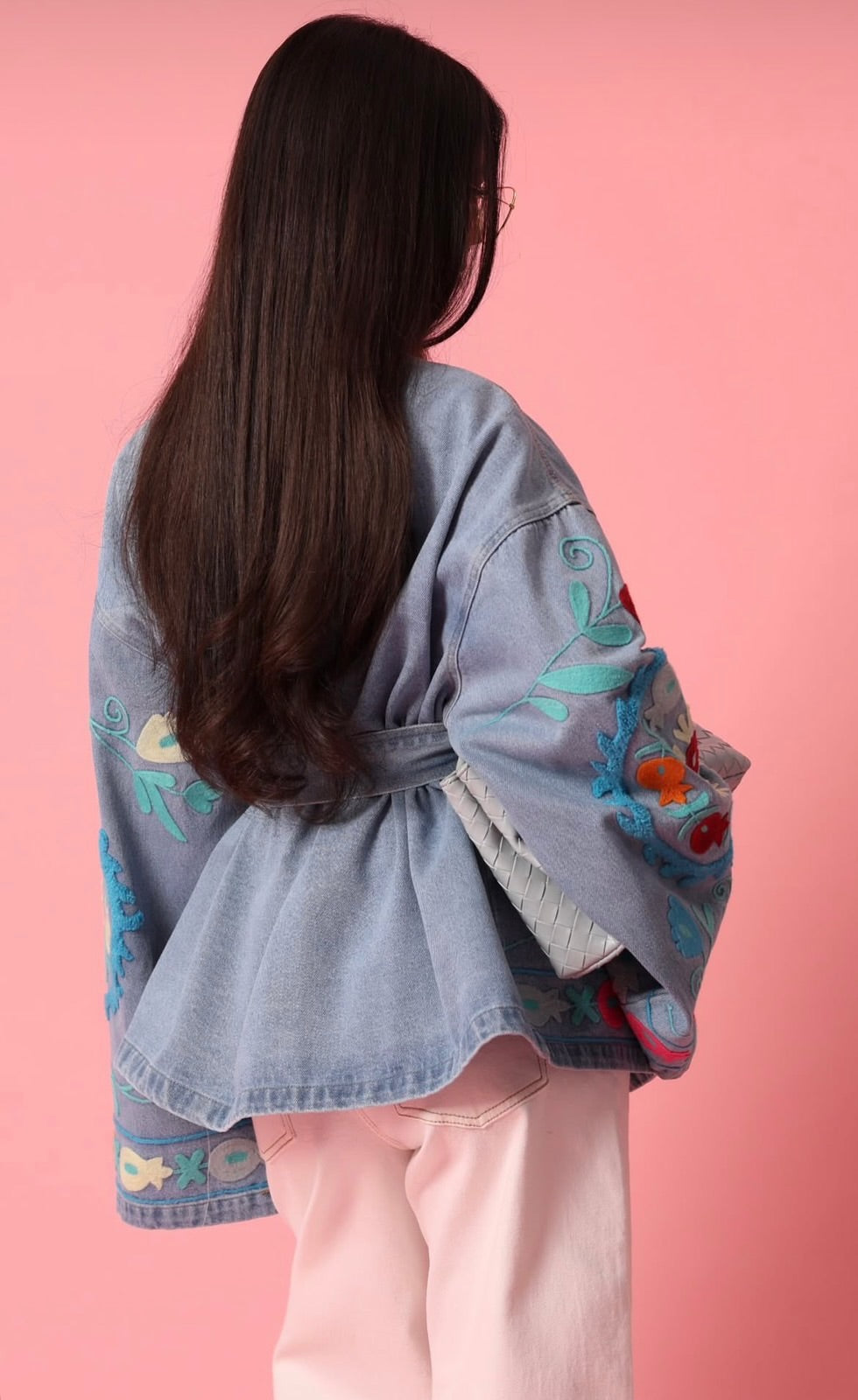 Τζάκετ με ζώνη boho