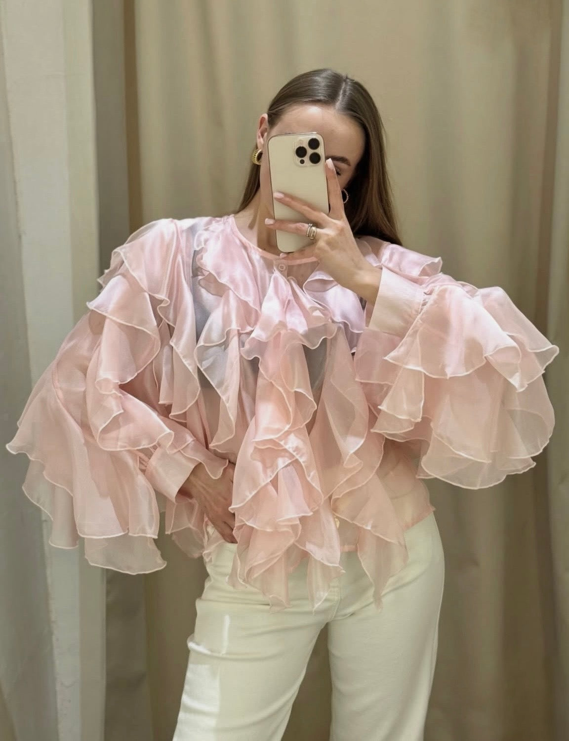 Πουκάμισο με βολάν