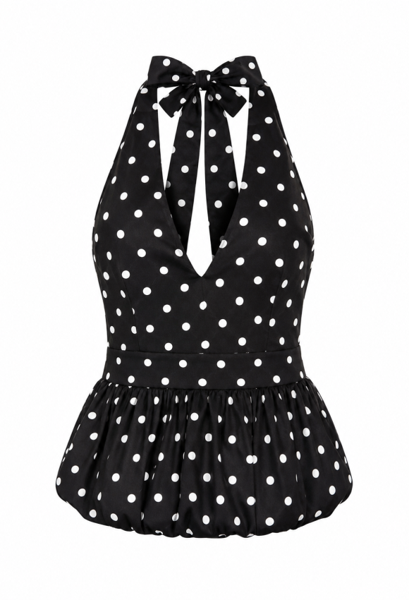 Πουά Halter Top
