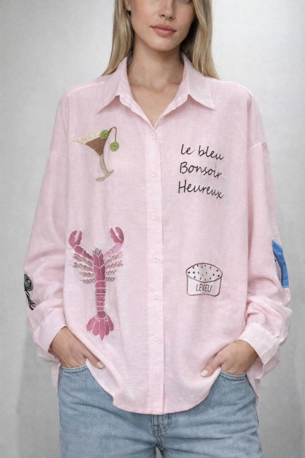 Πουκάμισο με Σχέδια & Κέντημα