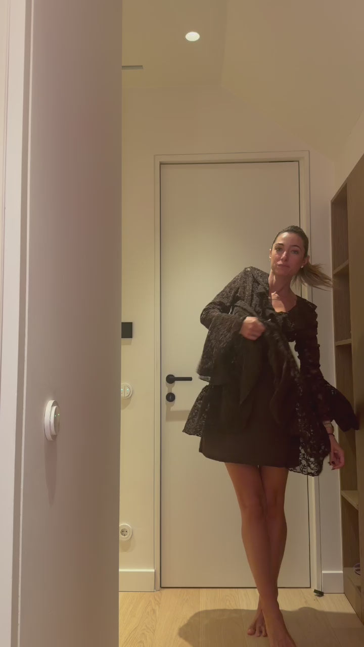 Amélie Lace Mini Dress