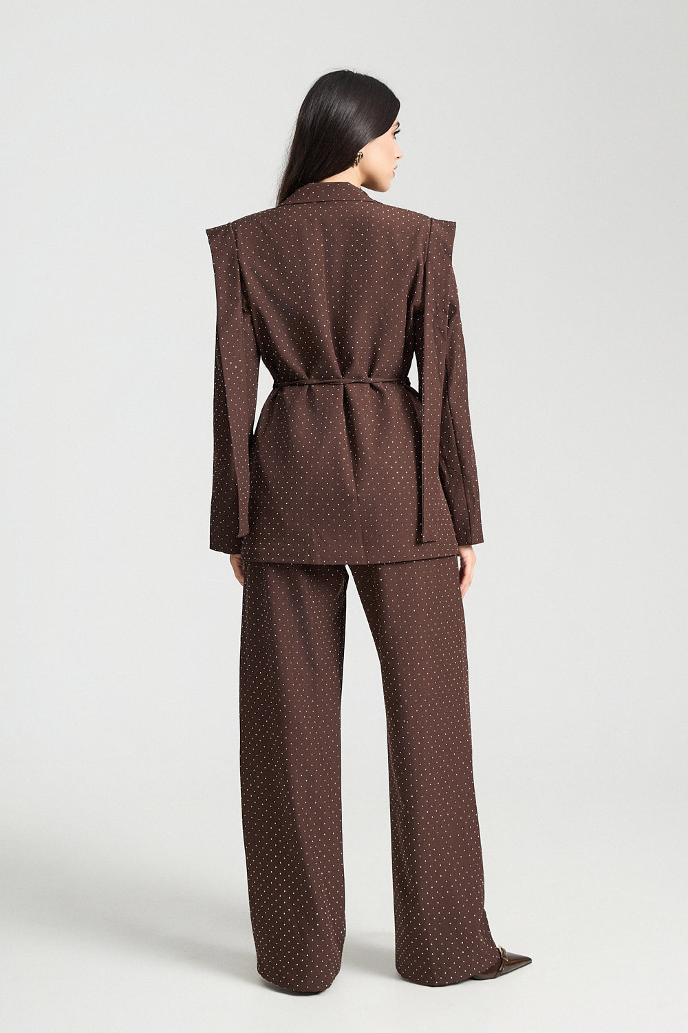 Σετ σακάκι και παντελόνι με στρας