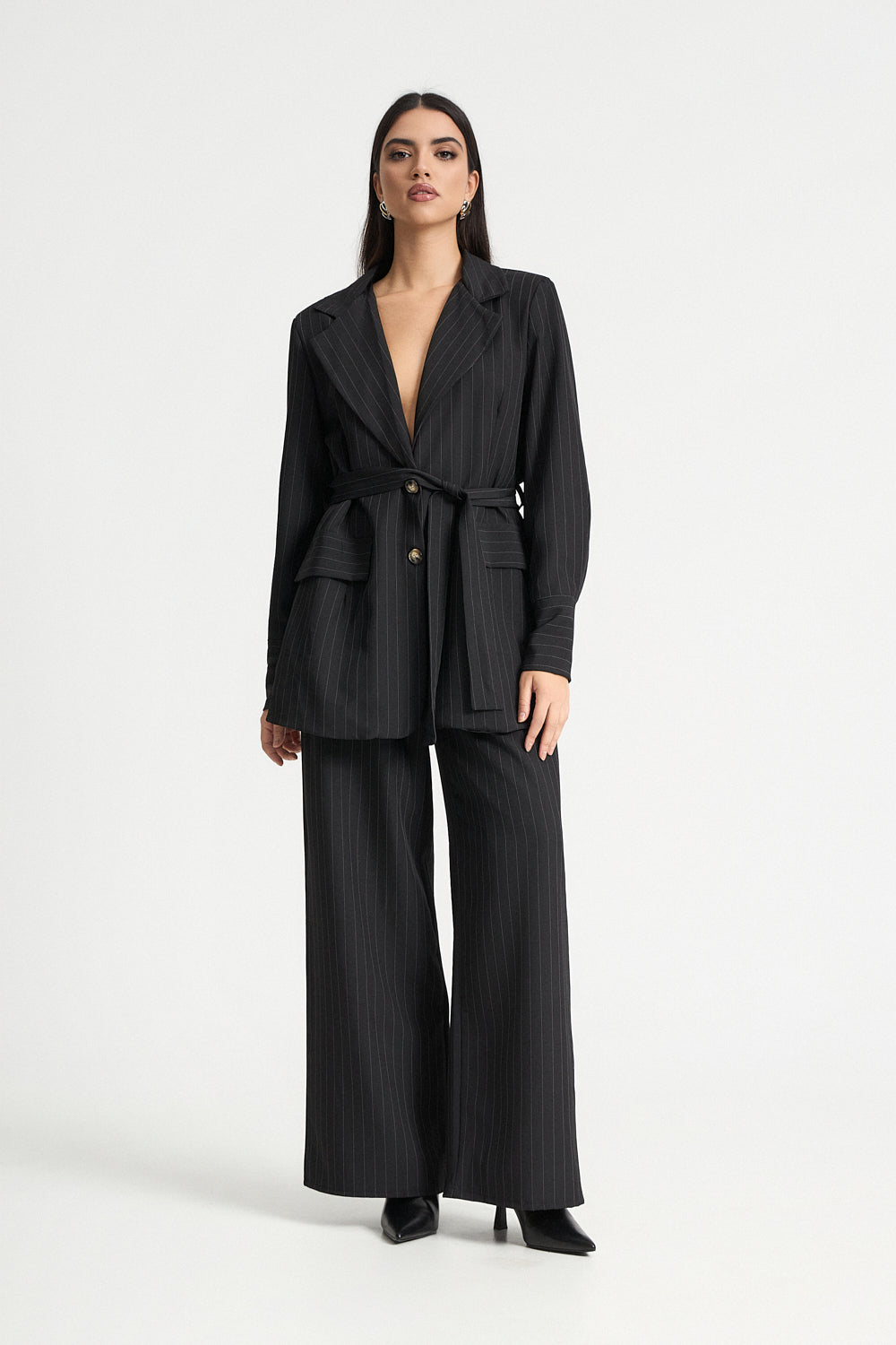 Σετ σακάκι και παντελόνι με ρίγα