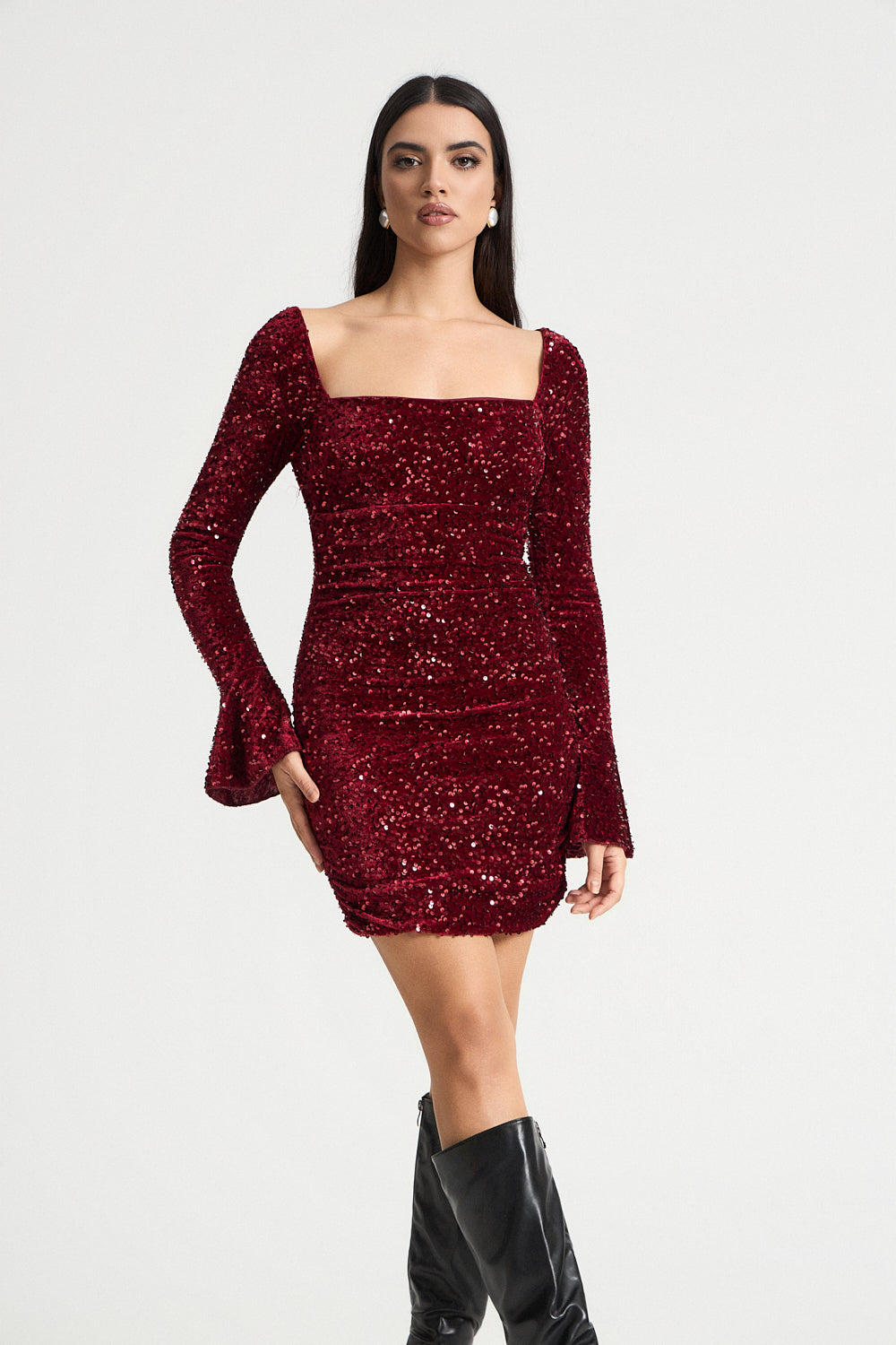 Mini φόρεμα με παγιέτα