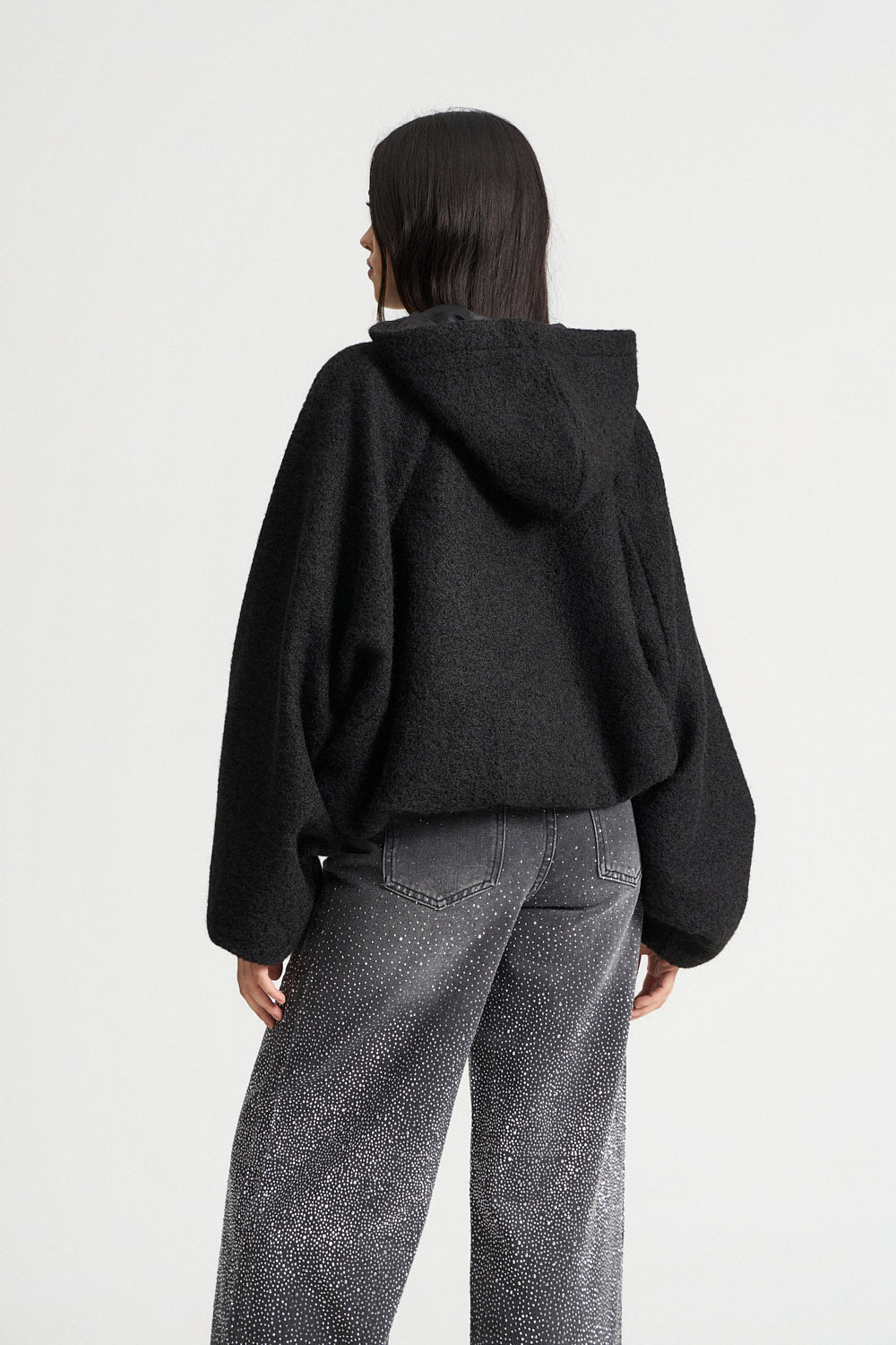 Bomber τζάκετ με κουκούλα