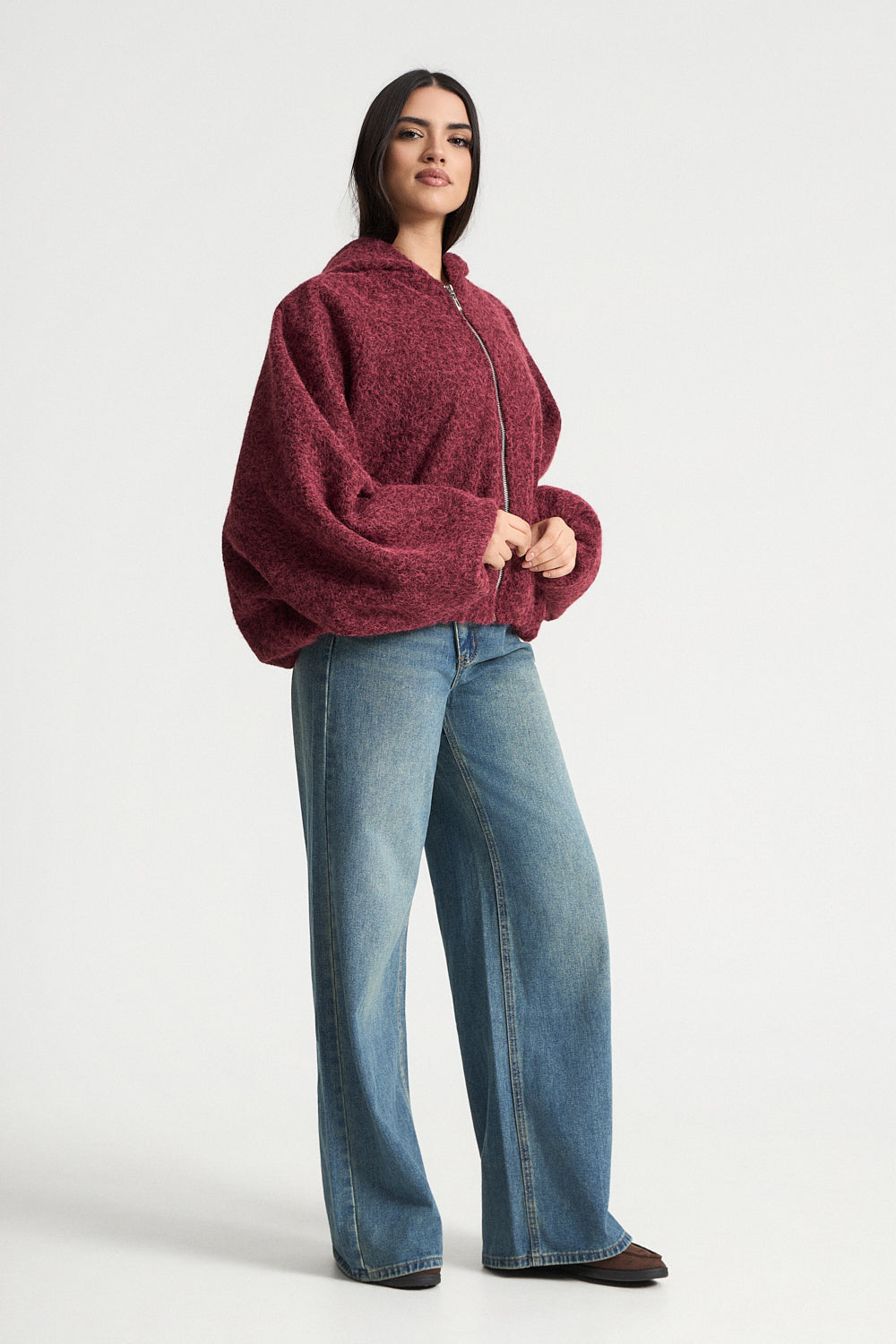 Bomber τζάκετ με κουκούλα