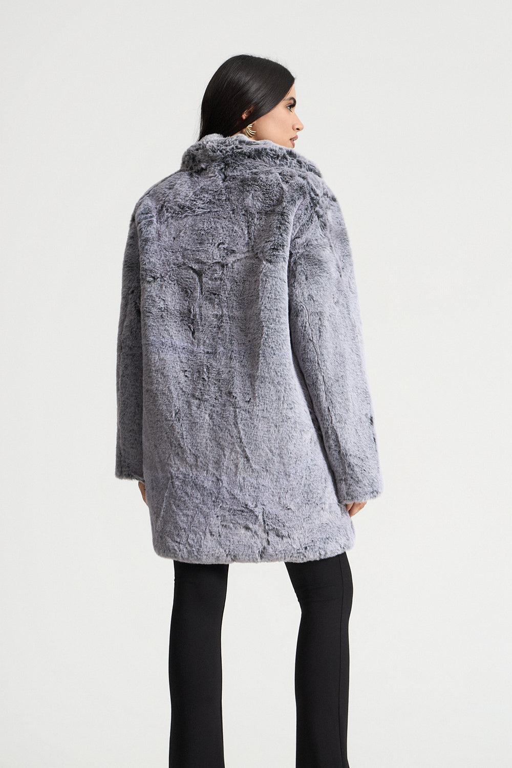 Παλτό faux γούνα