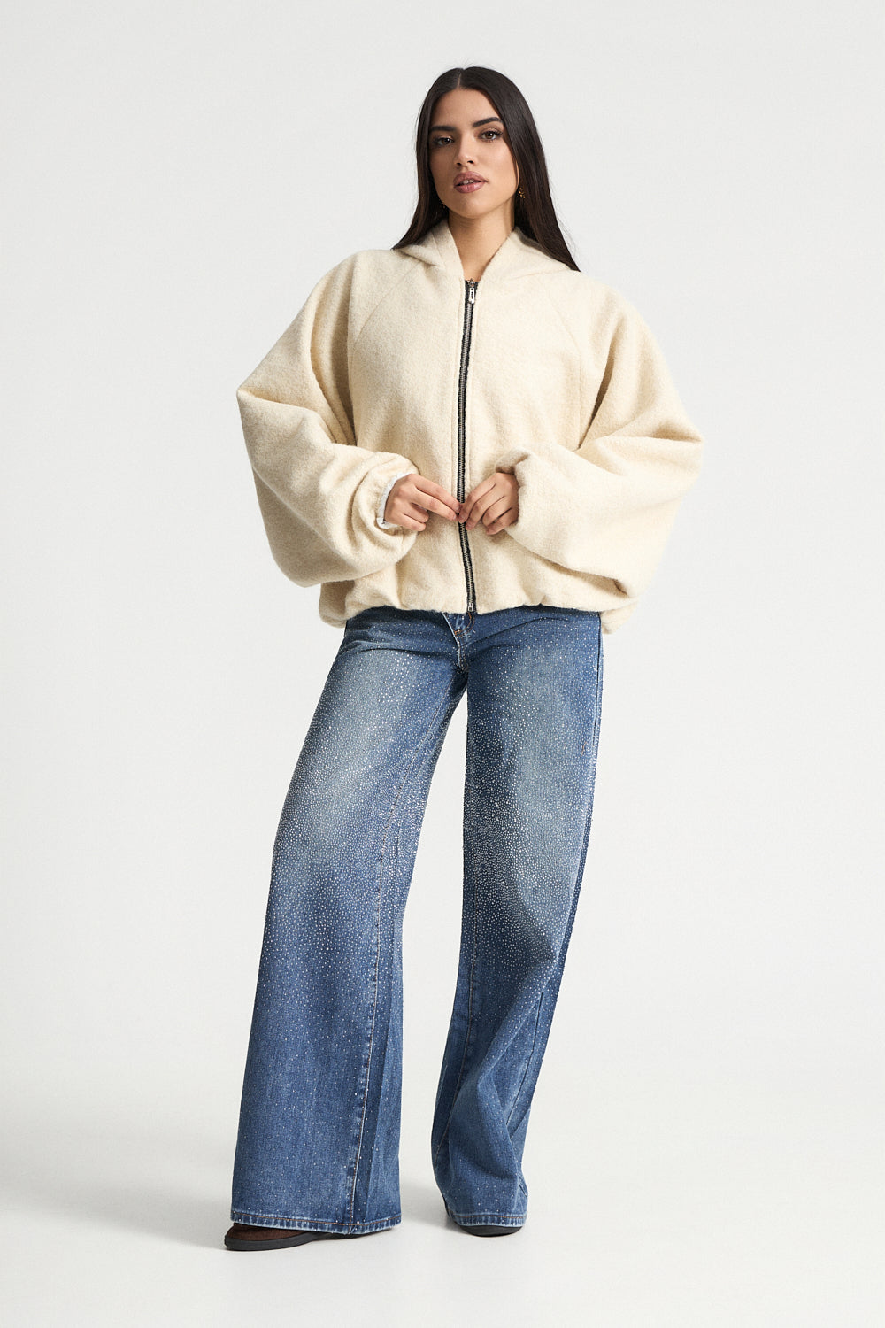 Bomber τζάκετ με κουκούλα